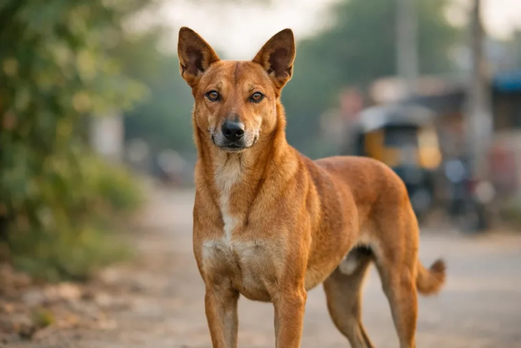 Indian Pariah Dog representing local dog populations of the Indian subcontinent