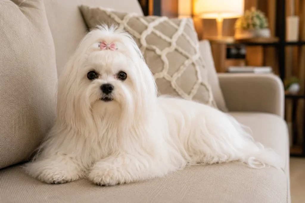 Dogs Live in Asia Maltese